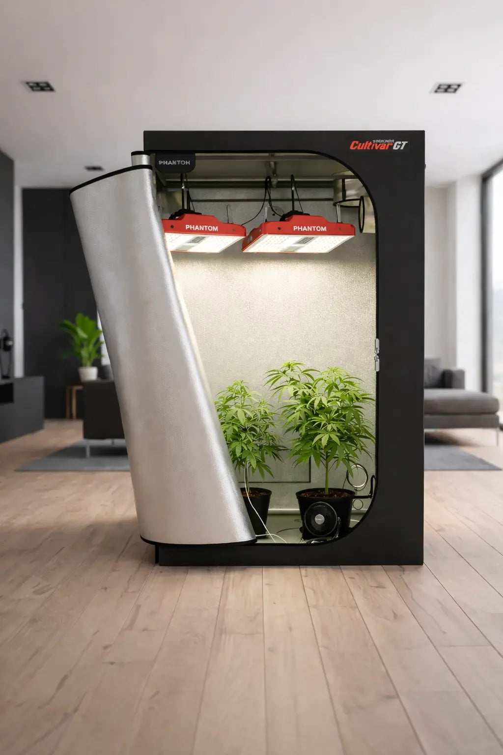 Armario de cultivo + Lampara