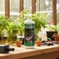 FloraNova Grow en mesa de trabajo de invernadero casero