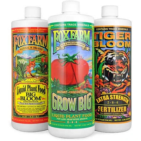 FoxFarm - Big Bloom, Grow Big, Tiger Bloom - Nutrient Trio