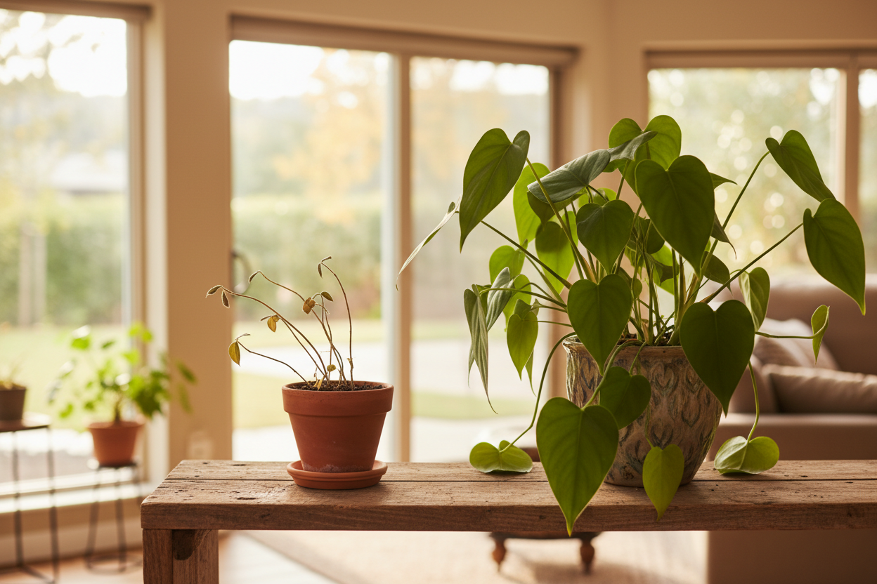 Plantas que no crecen
